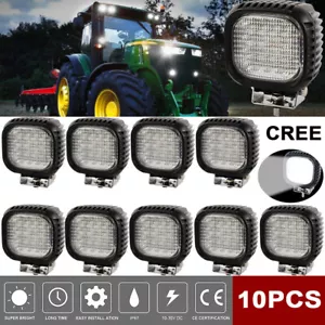10x 48W 5" LED Arbeitsscheinwerfer Offroad Scheinwerfer 9-30V für Jeep SUV Bagge - Bild 1 von 10
