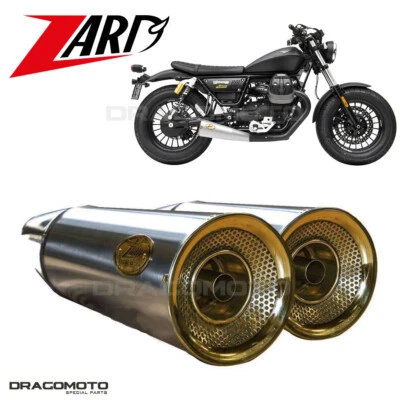V9 BOBBER MOTO GUZZI 2016 2017 ZARD Exhaust BIG VERSION RC ZMG080S10SBR - Image 1 of 4