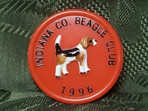 1996 INDIANA COUNTY PENNSYLVANIA BEAGLE CLUB ANSTECKNADEL - Bild 1 von 6