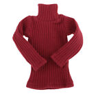 Sweter z golfem w skali 1/6 w stylu męskim na figurki 12'' HT czerwony