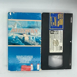 Midway (1976), VHS Movie, MCA Home Video (1984), H. Fonda, Mifune, Morita WW2 - Picture 1 of 2