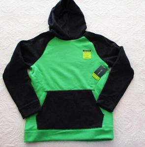 TECH GEAR ULTRASOFT FLEECE YOUTH HOODIE. GREEN/GRAY. SIZE: M, NWT. - Picture 1 of 6