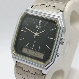 Casio AQ-301 Module 314 Ana-Digi Quartz Vintage Men’s Watch WLD627SMB4 - Picture 1 of 6