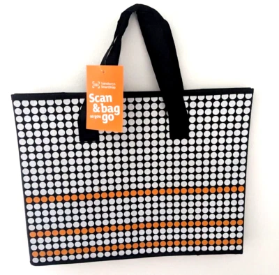 SAINSBURY'S SMARTSHOP SCAN & BAG AS YOU GO LARGE SHOPPING TROLLEY BAG BNWT (NEW) - Image 1 of 4
