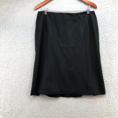 Jil Sander Trumpet Skirt Womens 40 US 10 Black Knee Length Minimalist Business  - Image 1 of 4