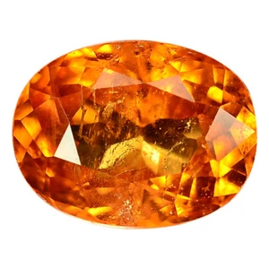 1.2 Ct. Charming Juicy Color Mandarin Garnet Gem WITH GLC CERTIFY - Picture 1 of 1