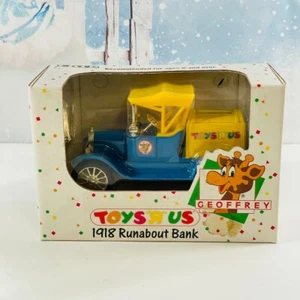 ERTL 1918 Runabout Truck Bank-Geoffrey Toys R Us 1/25 Scale –Diecast In Box 1993 - Picture 1 of 6