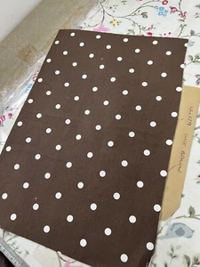 Stoffrest Patchwork Nähstoff Clarke braun gepunktet 44x29cm - Bild 1 von 1