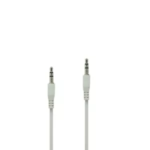 3.5mm Stereo White Color Male to Male Jack Port Extension Audio Aux Cable - Picture 1 of 2