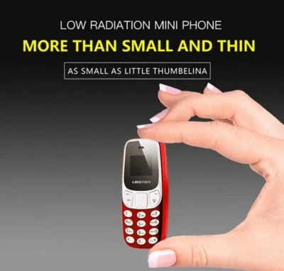 TELEFONO TASCABILE MINI TELEFONI GSM DUAL SIM BLUETHOOT LETTORE MP3 - Immagine 1 di 4