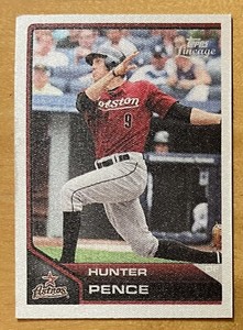 Hunter Pence 2011 Topps Lineage Cloth Stickers Insert #TCS14 Houston Astros NM