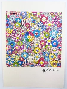 Takashi Murakami Original Vintage Art Print Lithograph Signed Limited COA - Picture 1 of 3