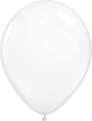 Qualatex 11" Diamond Clear Latex Balloons – 100 Count
