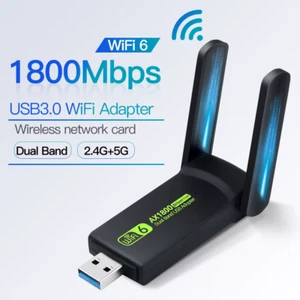 SOTTOCOSTO FENVI 1800 ADATTATORE WIFI 6 DUAL BAND 2.4G/5GHZ WIRELESS RTL8832AU - Zdjęcie 1 z 10