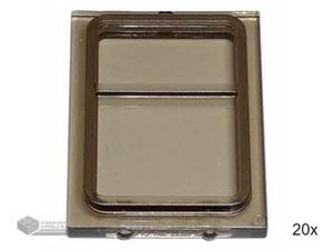 20x LEGO® Part 35157 - Glass for Train Door with Lip on All Sides - Imagen 1 de 1
