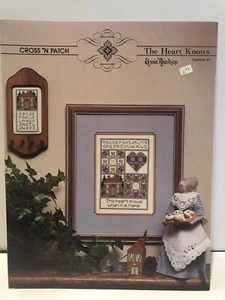The Heart Knows Sampler Cross Stitch Leaflet 69 Cross 'N Patch Emie Bishop 1990 - Picture 1 of 2