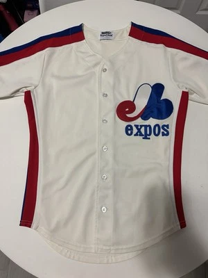 Sandknit Montreal Expos blank jersey sz 40 (medium) johnson raines martinez - Image 1 of 4