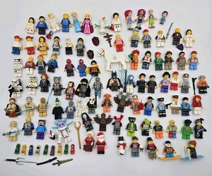 Lot Of 97 Lego Minifigures some with Accessories~ Santa & Ms. Claus~ Mixed Lot - Picture 1 of 24