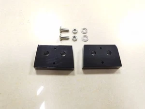 Black Tour Pack Pak Trunk Latch Spacers For Harley Touring 80-13 Electra Glide - Picture 1 of 7