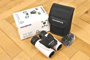 Olympus Binoculars Trip light 8 x 21 RC II Roof Prism Pearl White with Case - Picture 1 of 17