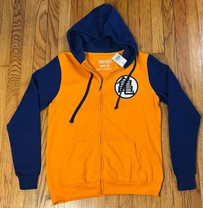 NUEVO CON ETIQUETAS NUEVO RIPPLE JUNCTION DRAGON BALL Z NARANJA AZUL CREMALLERA COMPLETA SUDADERA CON CAPUCHA HOMBRE MEDIANO - Imagen 1 de 6