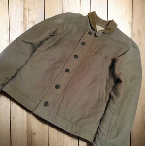 Chaqueta Buzz Rickson's N-1 Deck Alpaca TOYO Japón Talla S Usada De Colección Militar JP - Imagen 1 de 15