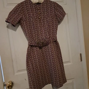 Womans Vintage Brook Hollow Dress Small - Picture 1 of 10