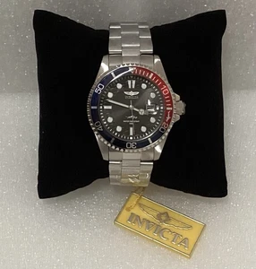 Reloj de acero inoxidable Invicta Pro Diver 44708 43 mm con bisel Pepsi esfera negra 100 M para hombre - Imagen 1 de 13