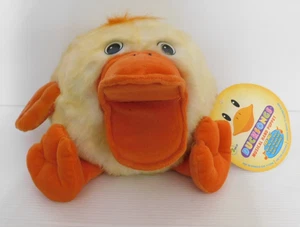 DuckSongs Musical Hand Puppet Plush Quacking Duck Sings Quacks 3 Nursery Rhymes - Picture 1 of 6