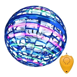 Hoverball Fliegender Ball,Magic Spinner Flugball Mini Drohne mit LED Licht USB - Bild 1 von 12