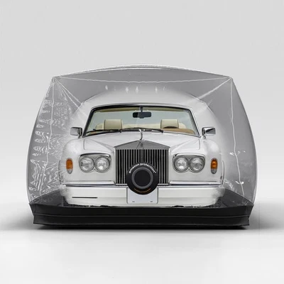 Cápsula inflable protección Amazon coche cubierta burbuja Rolls Royce Corniche IV Foto 1 de 4