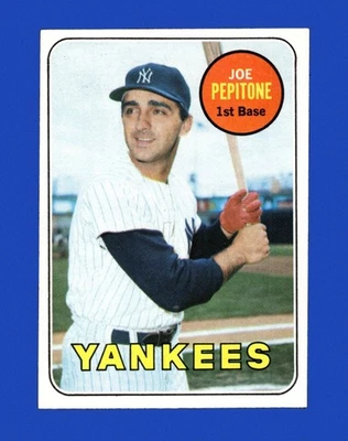 1969 Topps Set-Break #589 Joe Pepitone como nuevo *GMCARDS* Foto 1 de 2