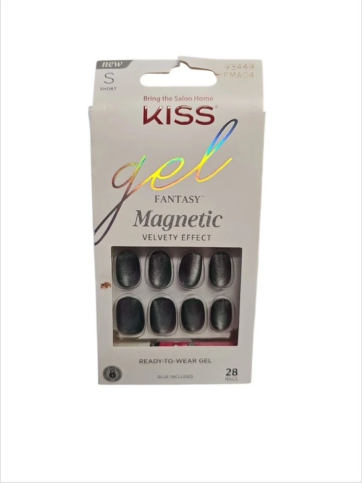 Kiss Gel Fantasy Magnetic Velvety Effect, Short, 93449 FMA04, 28 Nails - Image 1 of 1