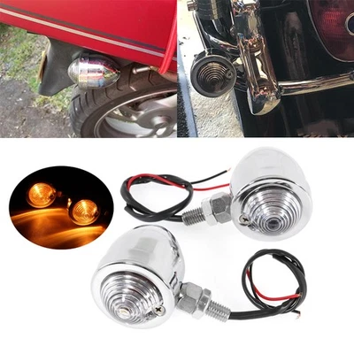 Luces de señal de giro ámbar para Honda Nighthawk 250 650 750 Shadow VT750 VT1100 Foto 1 de 4