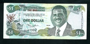 Bahamas (P69) 1 Dollar 2001 aVF - Picture 1 of 2