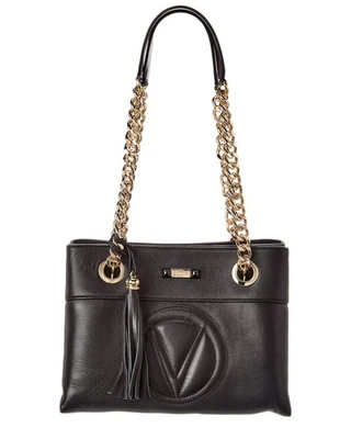 Valentino By Mario Valentino Kali Signature Leather Shoulder Bag Women's Black - Image 1 of 4
