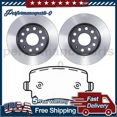 Juego de pastillas de freno de disco trasero rotor de freno de disco para Volkswagen GTI 2015-2016 Foto 1 de 4