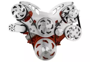 Kit de conversión de polea serpentina BBC ALT PS A/C Big Block Chevy 396 427 454 - Imagen 1 de 3