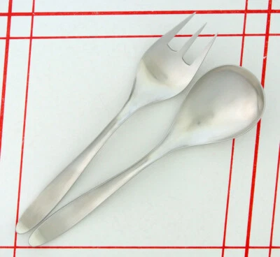 Juego de tenedor y cuchara para servir ensaladas MCM de colección diseño tampón 1/C Hugo Pott 2721 Foto 1 de 4