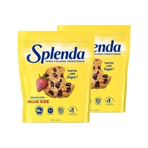 SPLENDA No Calorie Sweetener, Granulated Sugar Substitute, Resealable Twin Pack - Picture 1 of 9