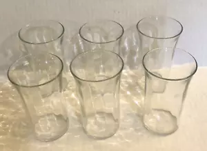 Vasos de colección con paneles transparentes (6) vasos de jugo de 3,5 pulgadas de alto 4 oz. - Imagen 1 de 8