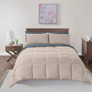Royal Hotel Soft and Plush Down Alternative Comforter - Reversible with 2 Col... - Picture 1 of 4