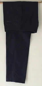Pantalon Lafayette 148 New York lin violet métallisé droit léger taille 8 - Photo 1/9