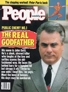 JOHN GOTTI MAFIA DON PEOPLE MAGAZINE MARCH 27 1989 The Real Godfather Newsstand - Picture 1 of 1