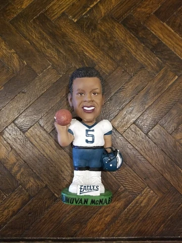 7" Donovan McNabb Bobble Head NFL Football Green Jersey 5 2001 Philly McDonald's Cover