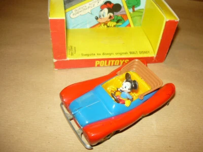 POLITOYS 600 AUTO TOPOLINO 1^ SERIE DISNEY MICKEY MOUSE MODEL DISNEY POLISTIL - Immagine 1 di 4