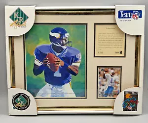 Warren Moon Quarterback gerahmtes Bild - Bild 1 von 5
