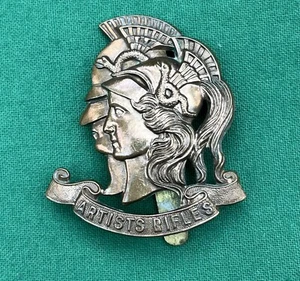 28th London Regiment, "Artists Rifles" ~ Genuine British Army Military Cap Badge - Picture 1 of 9