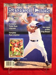 BASEBALL CARDS MLB Magazine August 1990 Nolan Ryan - Imagen 1 de 1