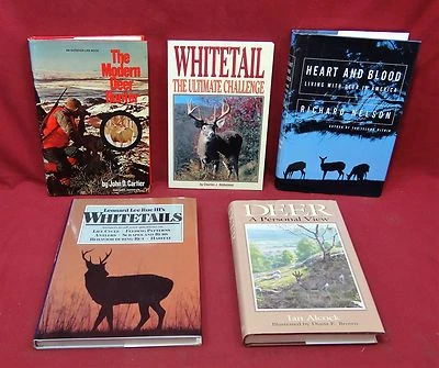 5 Book Lot-The Modern Deer Hunter/Whitetail The Ultimate Challenge/Deer   - Image 1 of 4